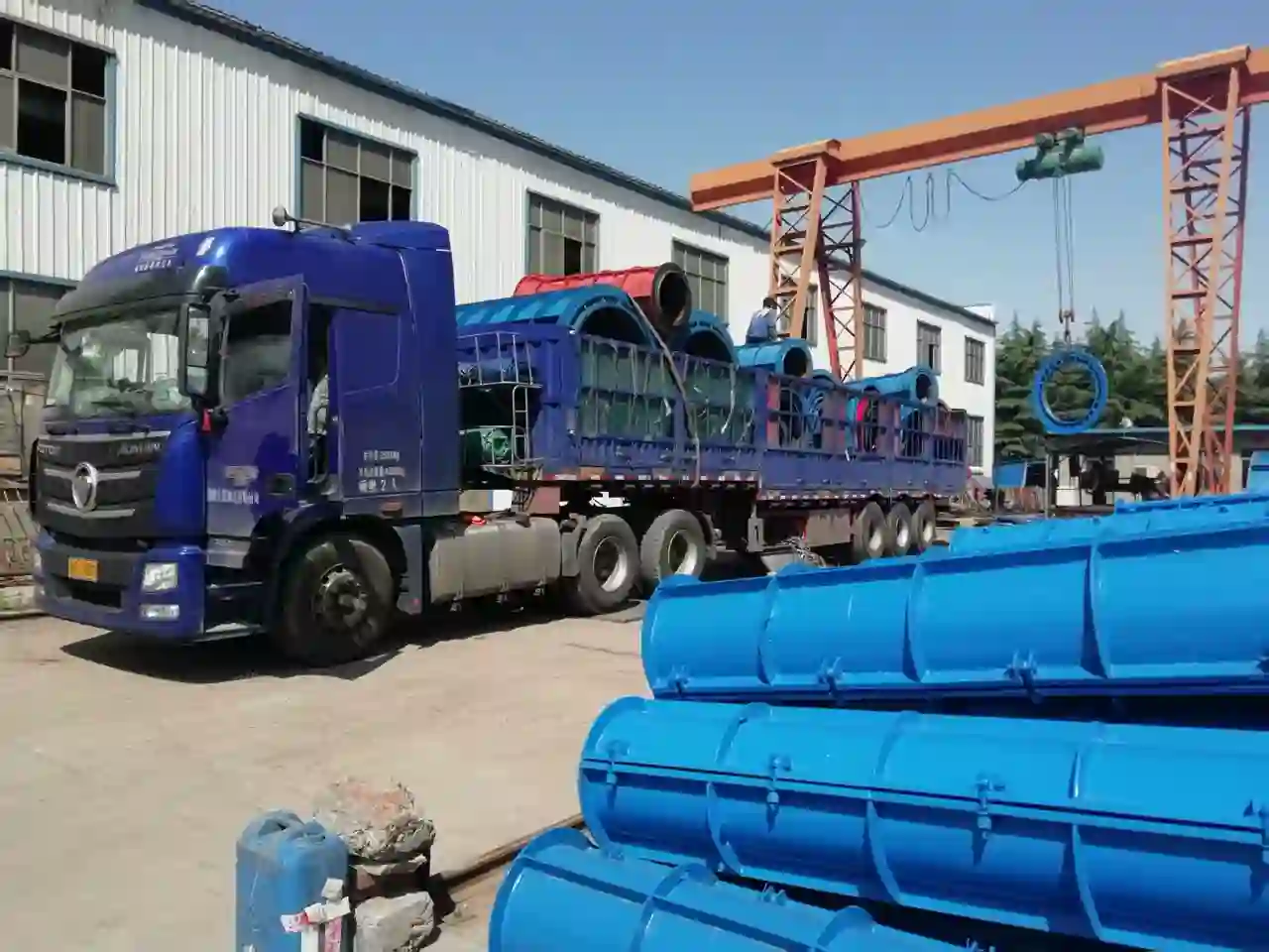 Automatic Rebar Cage Welder Consignment - Heliyuan Machinery Export Dispatch